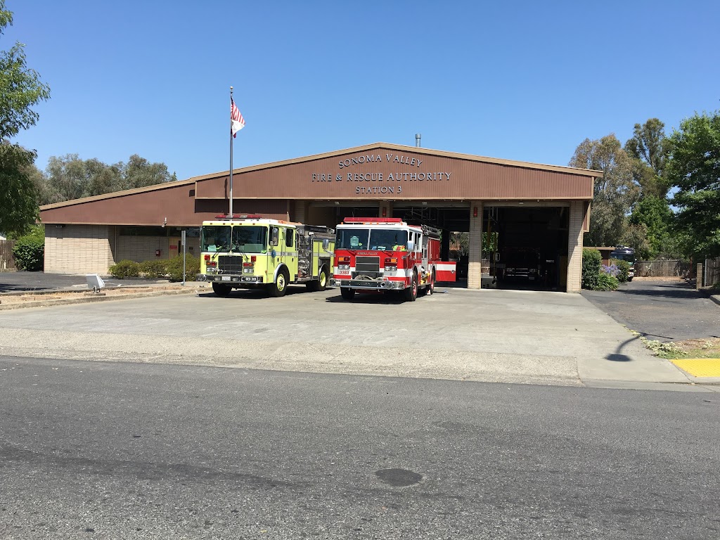 Sonoma Valley Fire & Rescue Authority Station 3 | 101 Agua Caliente Rd W, Sonoma, CA 95476 | Phone: (707) 996-1190