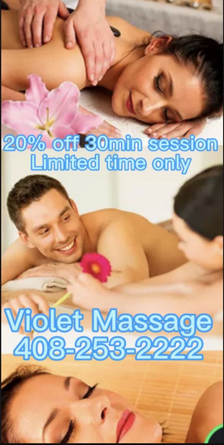 Violet Massage | 12201C Saratoga Sunnyvale Rd, Saratoga, CA 95070 | Phone: (408) 253-2222