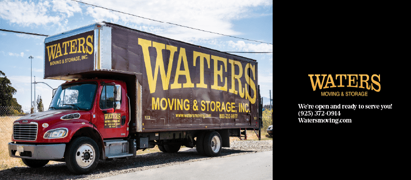 Waters Moving & Storage | 37 Bridgehead Rd, Martinez, CA 94553 | Phone: (925) 372-0914