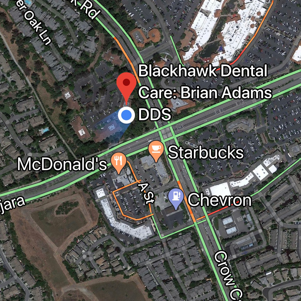 Blackhawk Dental Care: Brian Adams DDS | 3880 Blackhawk Rd STE 100, Danville, CA 94506 | Phone: (925) 291-5610