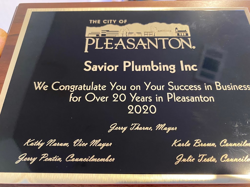 Savior Plumbing Inc. | 5750 Sonoma Dr A, Pleasanton, CA 94566 | Phone: (925) 461-8549