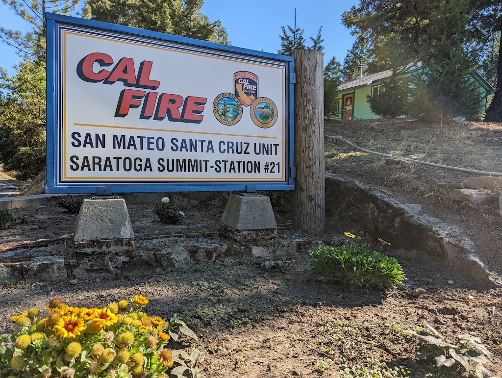 CAL FIRE CZU Station #21 (Saratoga Summit) | 12900 CA-35, Los Gatos, CA 95033 | Phone: (408) 867-3625