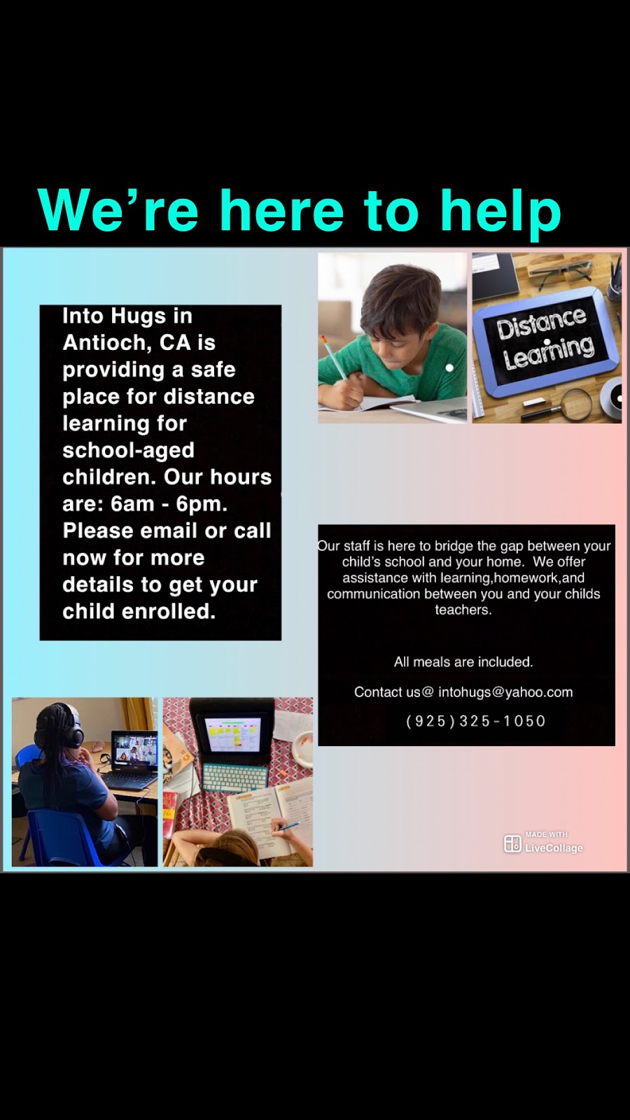 Into Hugs Family Daycare and Preschool | 5508 Dawnview Ct, Antioch, CA 94531 | Phone: (925) 325-1050