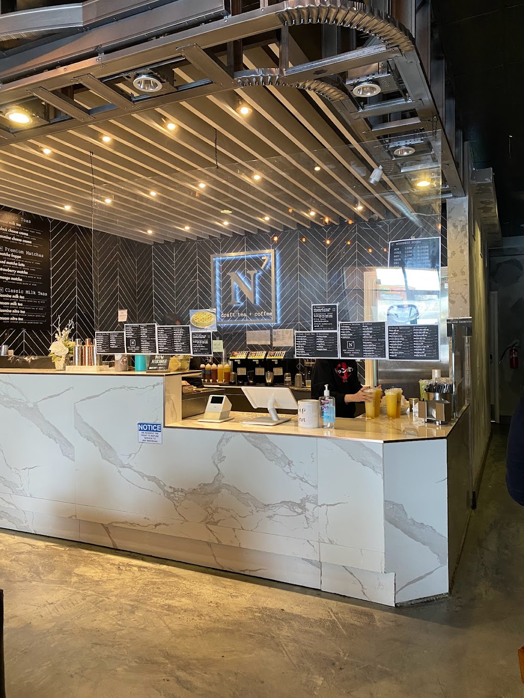 N7 Draft Tea + Coffee | 3005 Silver Creek Rd STE 184, San Jose, CA 95121 | Phone: (669) 234-4964