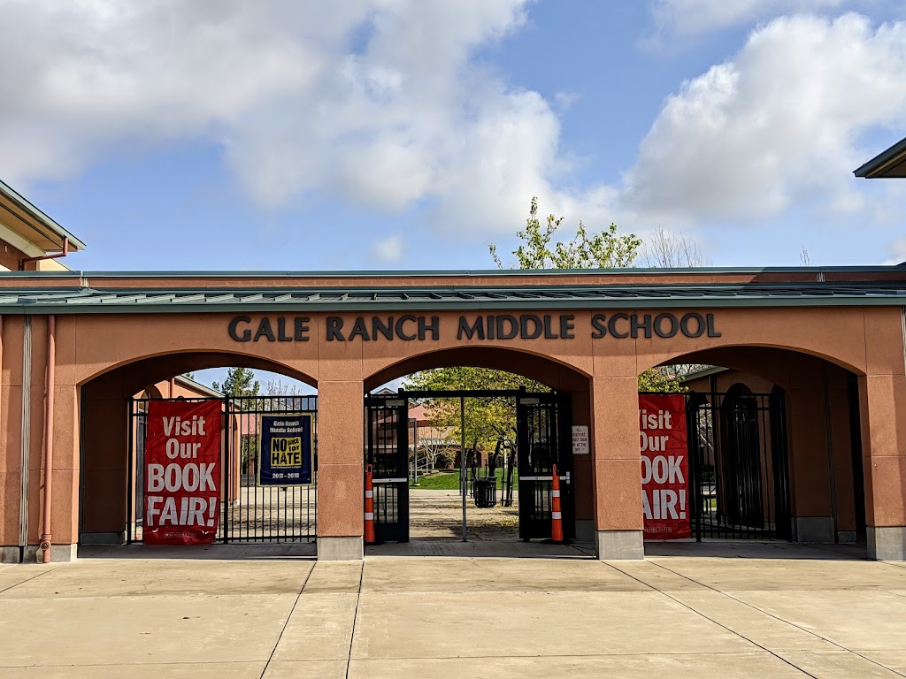 Gale Ranch Middle School | 6400 Main Branch Rd, San Ramon, CA 94582 | Phone: (925) 479-1500