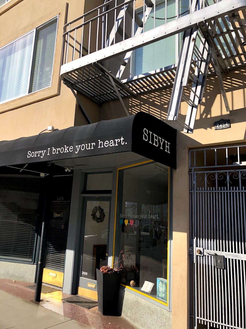 Sorry I broke your heart | 2456 Chestnut St, San Francisco, CA 94123 | Phone: (415) 655-9450