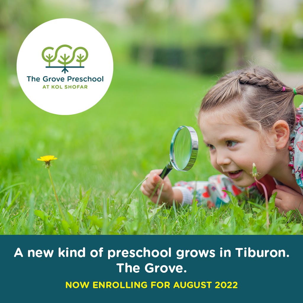 The Grove Preschool at Kol Shofar | 215 Blackfield Dr, Tiburon, CA 94920 | Phone: (415) 388-1012