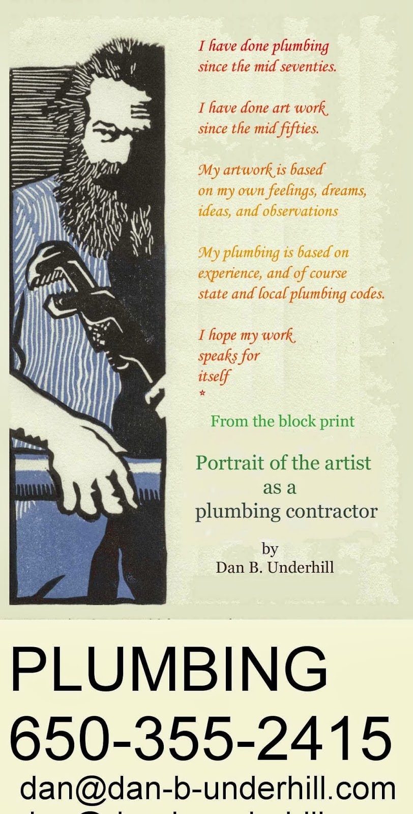 Dan B. Underhill, Plumbing Contractor | 577 Paloma Ave, Pacifica, CA 94044 | Phone: (650) 355-2415