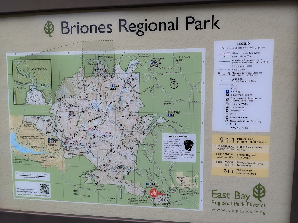 Briones Regional Park | 2537 Reliez Valley Rd, Martinez, CA 94553 | Phone: (888) 327-2757