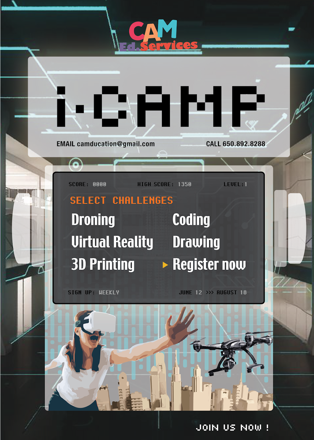 i-CAMp - Premium Tech Camp | 1101 Helen Dr, Millbrae, CA 94030 | Phone: (650) 892-8288