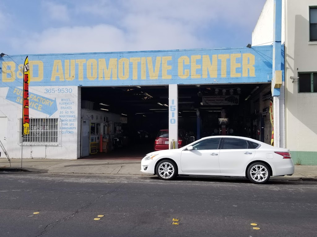 B & D Automotive Center | 1510 Main St, Redwood City, CA 94063 | Phone: (650) 365-9530