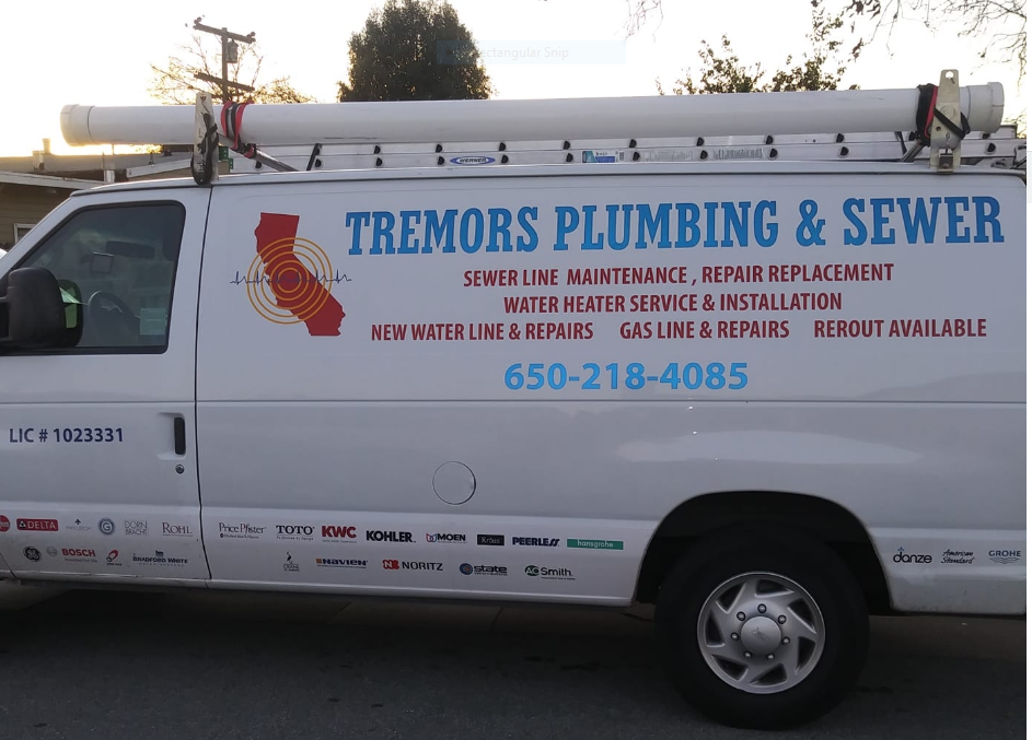 Tremors Plumbing And Sewer | 1611 Lodi Ave, San Mateo, CA 94401 | Phone: (650) 218-4085