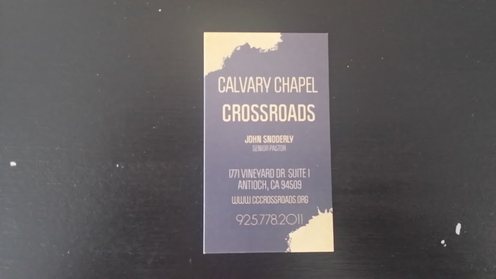 Calvary Chapel Crossroads | 1771 Vineyard Dr, Antioch, CA 94509 | Phone: (925) 778-2011