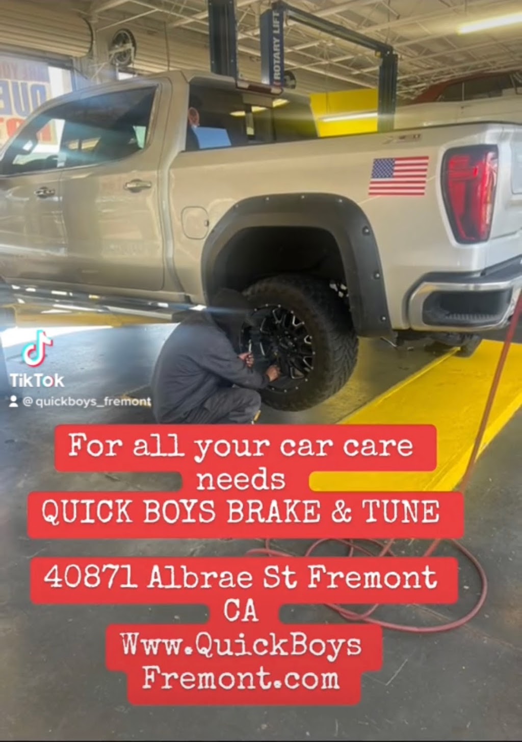 Quick Boys Brake & Tune | 40871 Albrae St, Fremont, CA 94538 | Phone: (510) 249-5601