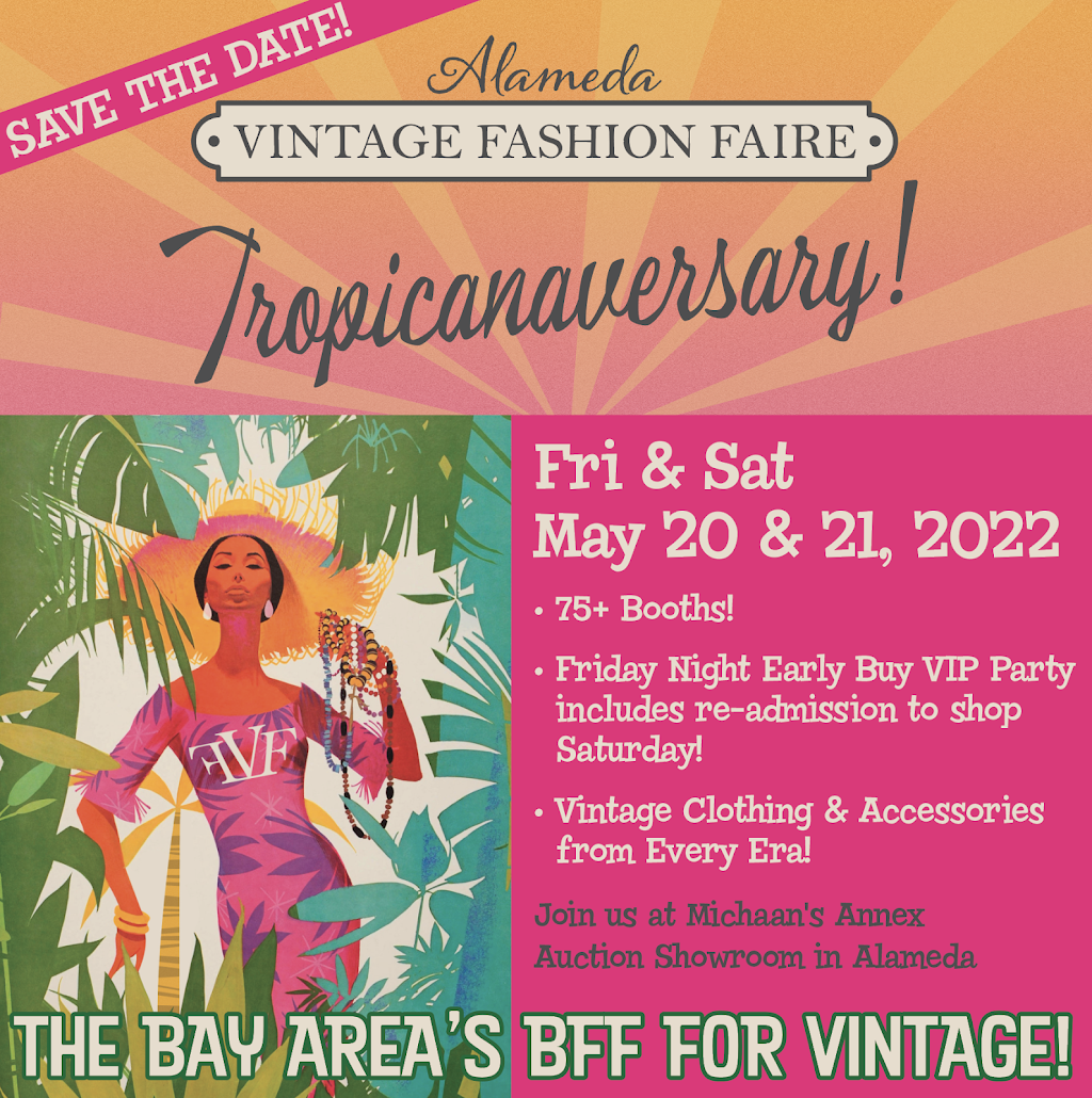 Alameda Vintage Fashion Faire | 2701 Monarch St, Alameda, CA 94501 | Phone: (510) 522-7500