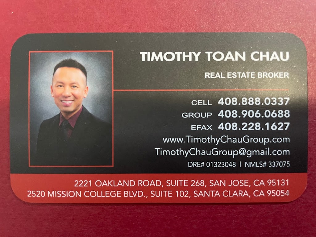 Timothy Chau Group - KW Silicon City | 2221 Old Oakland Rd #268, San Jose, CA 95131 | Phone: (408) 475-6767