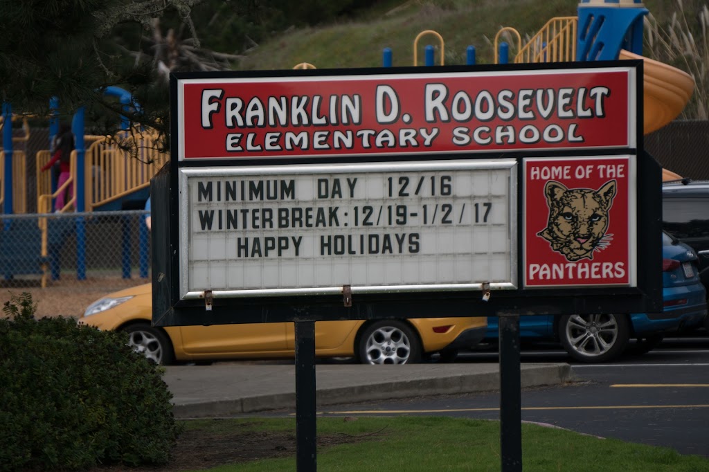Franklin D Roosevelt School | 1200 Skyline Dr, Daly City, CA 94015 | Phone: (650) 991-1230