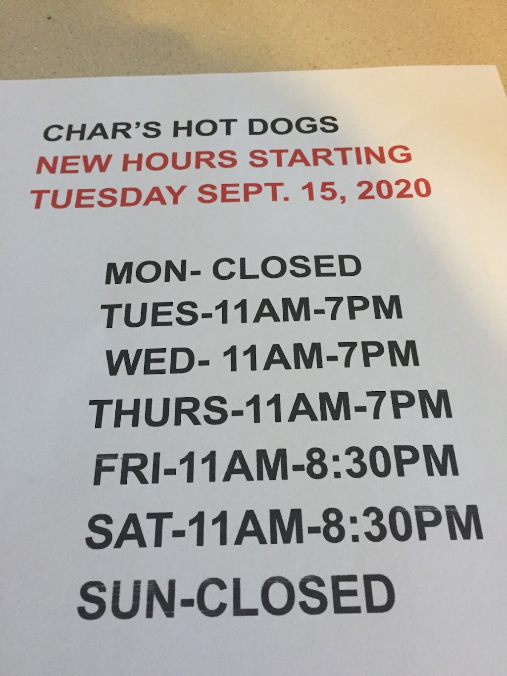 Chars Hotdogs | 131 1st St A, Benicia, CA 94510 | Phone: (707) 745-4476