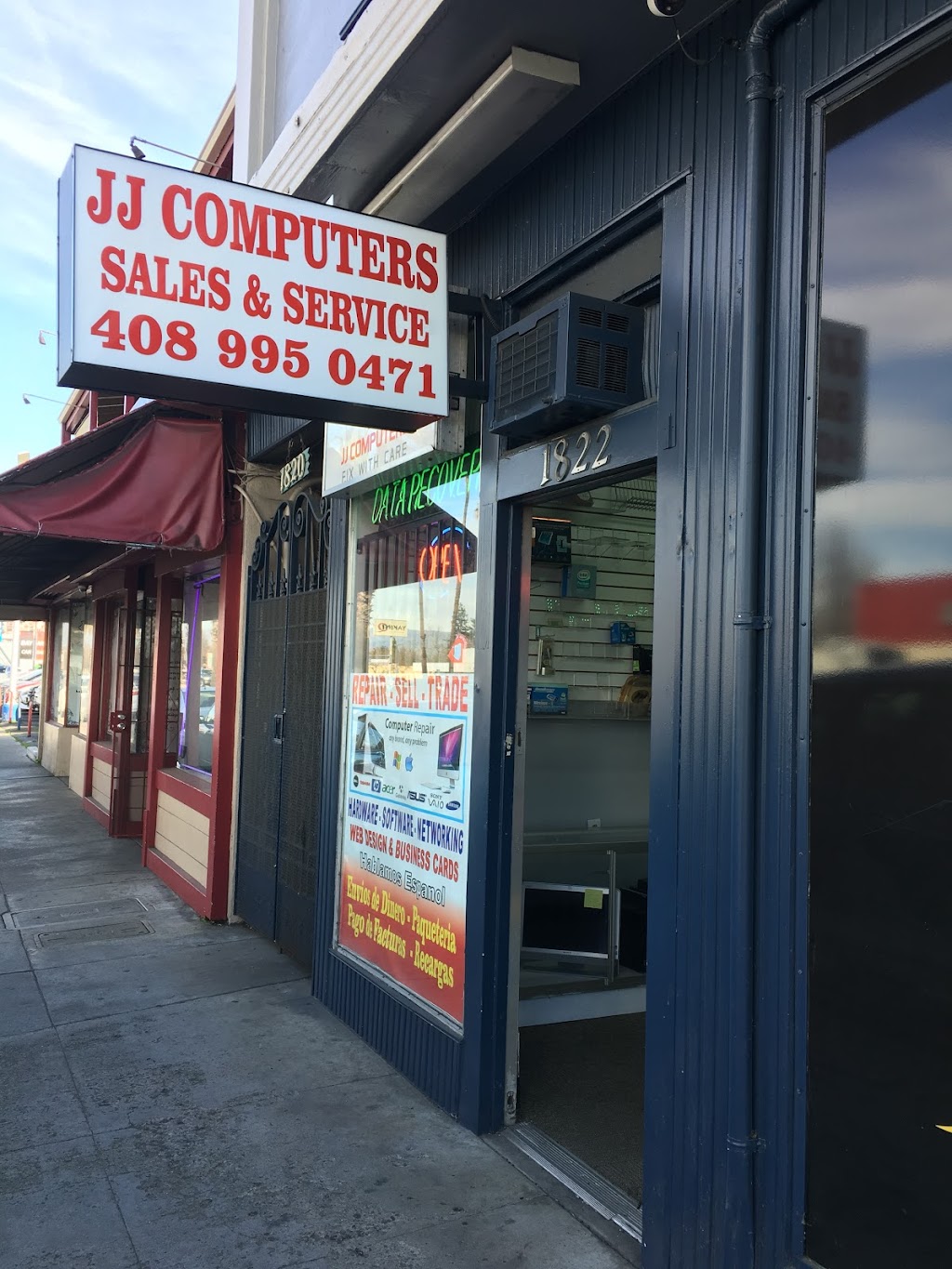 JJ Computers | 1822 W San Carlos St, San Jose, CA 95128 | Phone: (408) 995-0471
