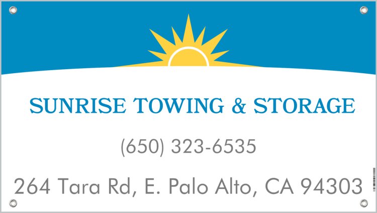 SUNRISE TOWING & STORAGE | 264 Tara St Unit A, East Palo Alto, CA 94303 | Phone: (650) 323-6535