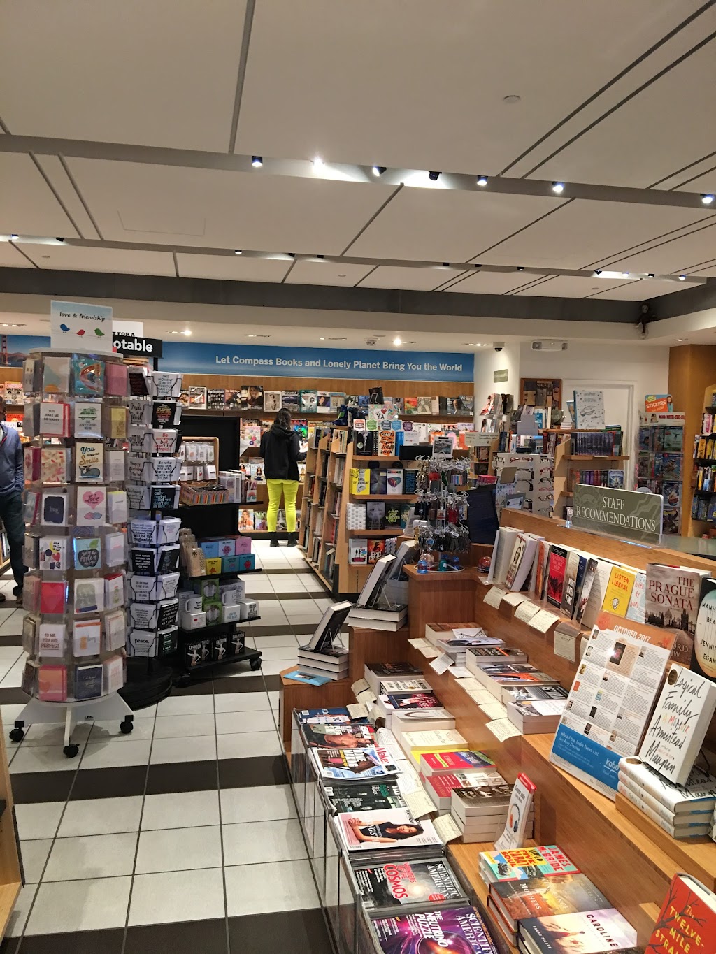 Compass Books | Terminal 2 - SFO, San Francisco, CA 94128 | Phone: (650) 821-9299