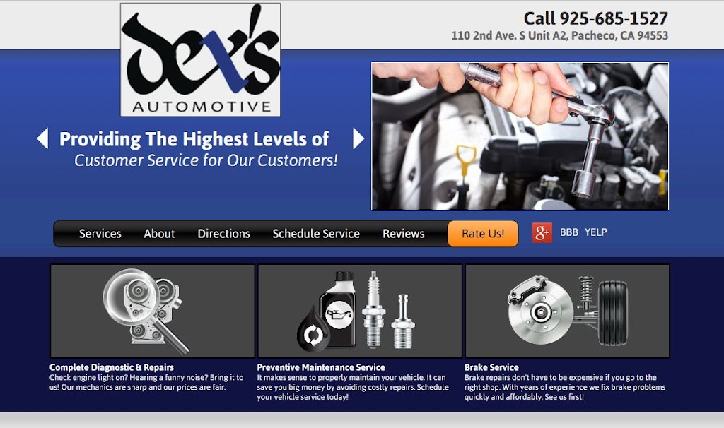 Dexs Automotive | 110 2nd Ave S a2, Pacheco, CA 94553 | Phone: (925) 685-1527