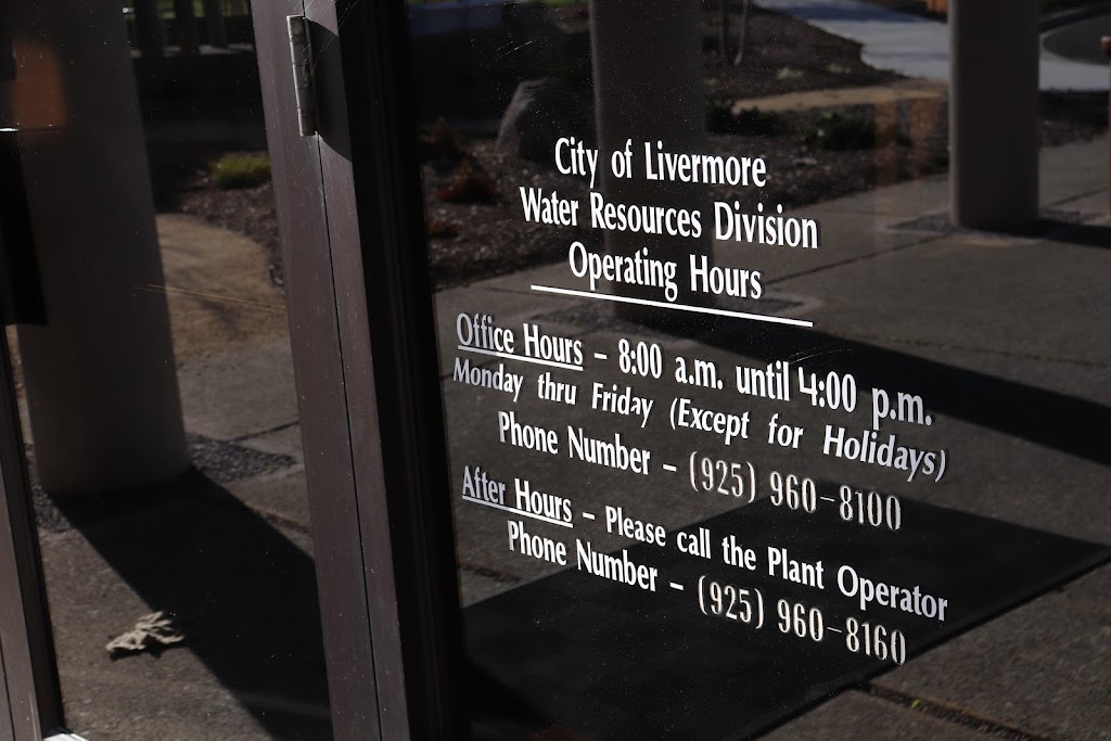 City Of Livermore Water Resources | 101 W Jack London Blvd, Livermore, CA 94551 | Phone: (925) 960-8100