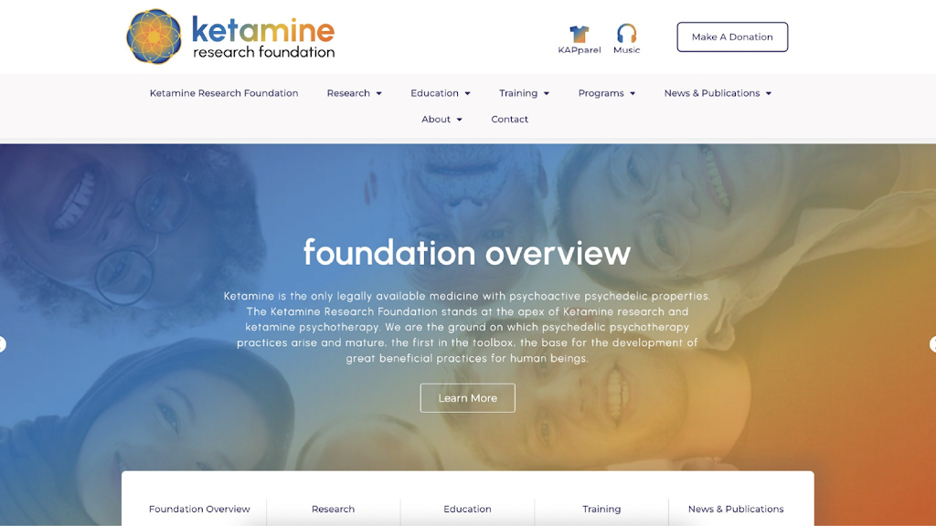 Ketamine Research Foundation | 6 Crest Rd, San Anselmo, CA 94960 | Phone: (415) 550-1700