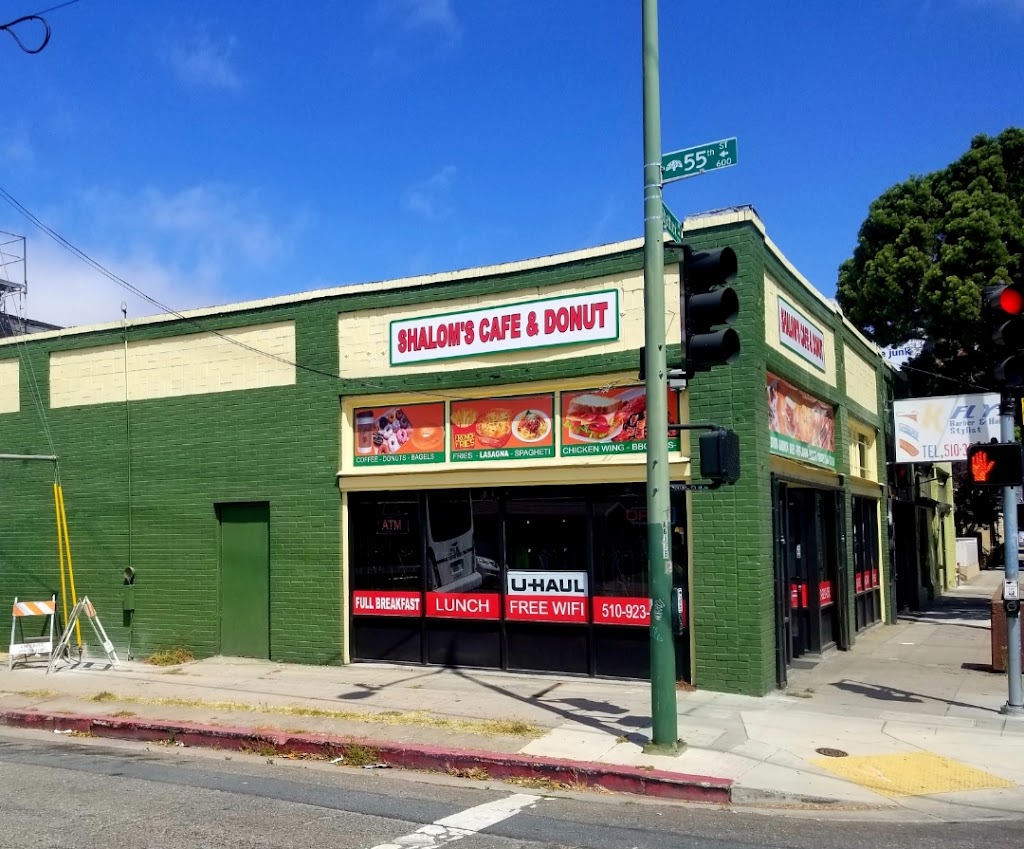 Shaloms Cafe & Donuts | 5501 Shattuck Ave., Oakland, CA 94609 | Phone: (510) 923-0557