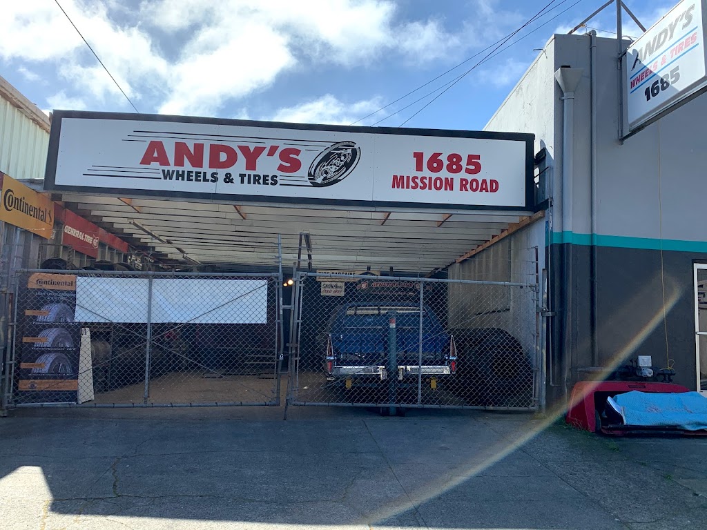 Andys Wheels & Tires | 1685 Mission Rd, South San Francisco, CA 94080 | Phone: (650) 755-4400