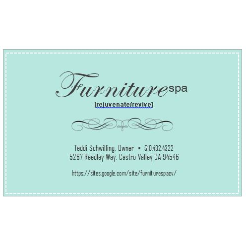 Furniture Spa (Reinvent/Revive) | 5267 Reedley Way, Castro Valley, CA 94546 | Phone: (510) 432-4322