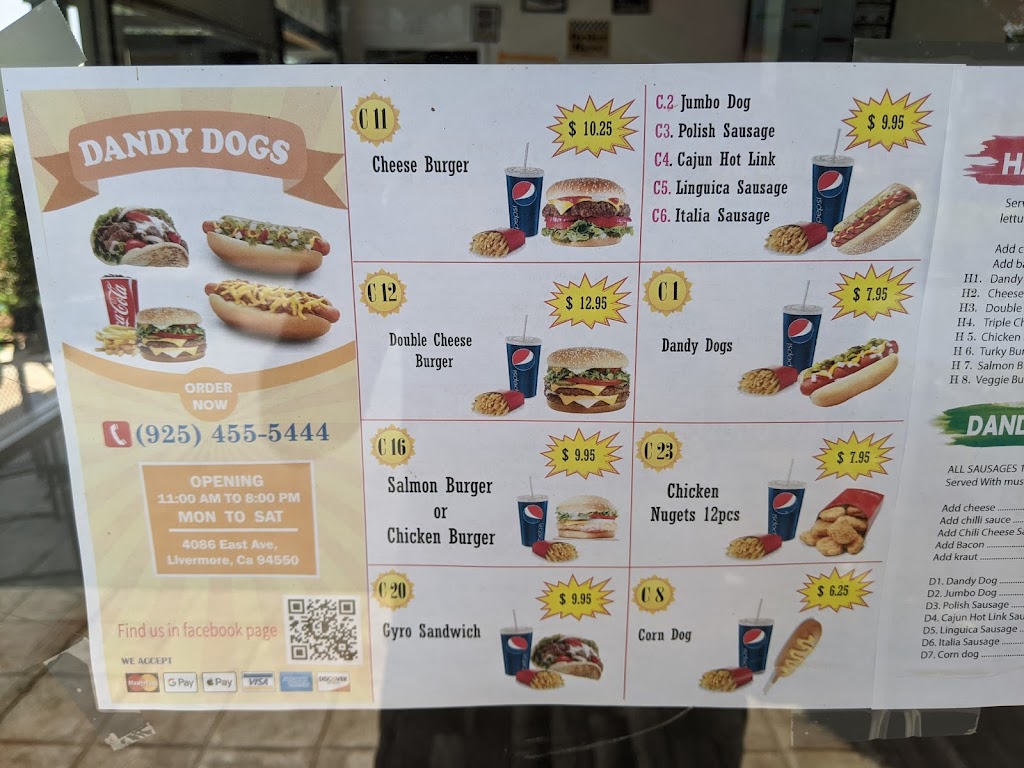 Dandy Dogs | 4086 East Ave, Livermore, CA 94550 | Phone: (925) 455-5444