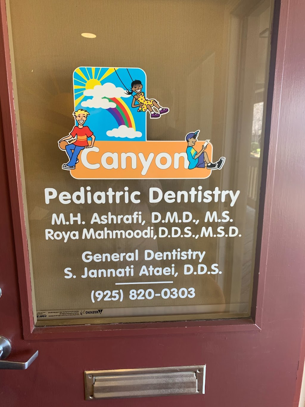 Canyon Pediatric Dentistry | 1501 Bollinger Canyon Rd # B, San Ramon, CA 94583 | Phone: (925) 820-0303