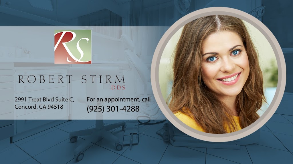 Robert L. Stirm, DDS | 2991 Treat Blvd suite c, Concord, CA 94518 | Phone: (925) 301-4288