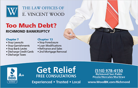 The Law Offices of E. Vincent Wood - Richmond, CA | 3150 Hilltop Mall Rd, Richmond, CA 94806 | Phone: (510) 978-4150