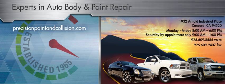 Precision Paint & Collision | 1932 Arnold Industrial Pl, Concord, CA 94520 | Phone: (925) 609-8585