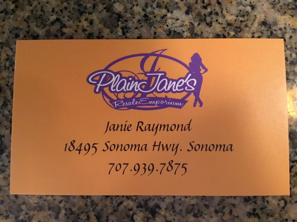 Plain Janes | 18495 Sonoma Hwy, Sonoma, CA 95476 | Phone: (707) 939-7875