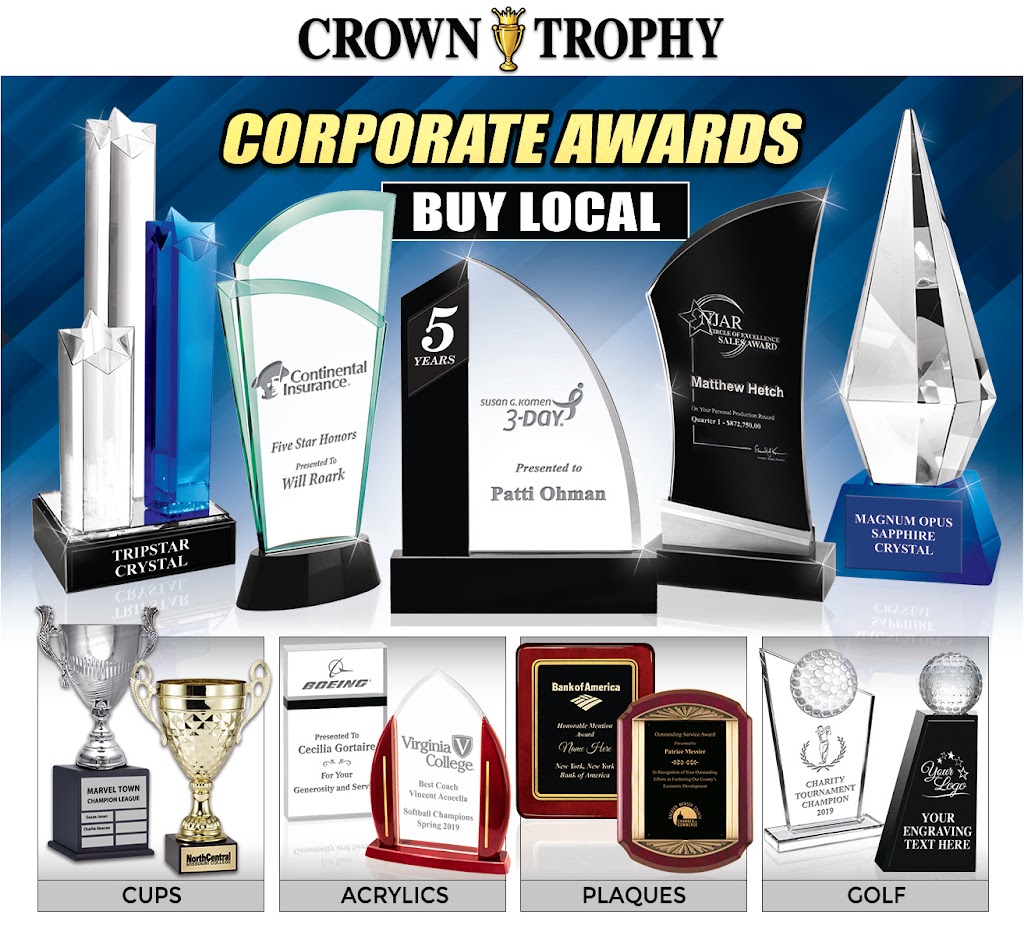 Crown Trophy | 5424-3 Sunol Blvd, Pleasanton, CA 94566 | Phone: (925) 249-1133