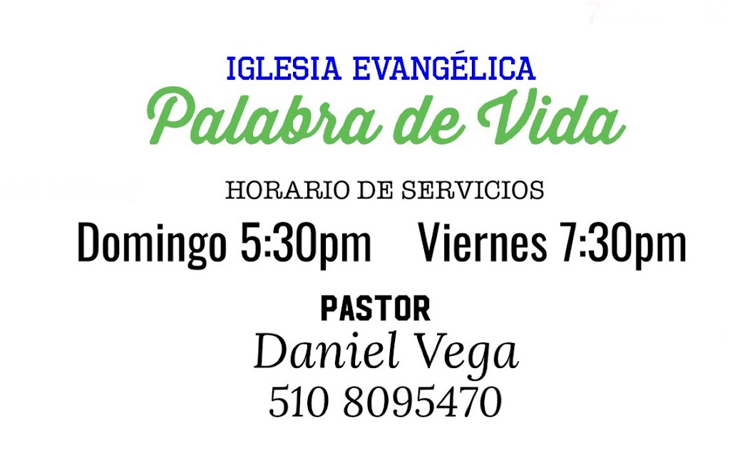 Iglesia Evangélica Palabra De Vida | 108 17th St, Richmond, CA 94801 | Phone: (510) 809-5470