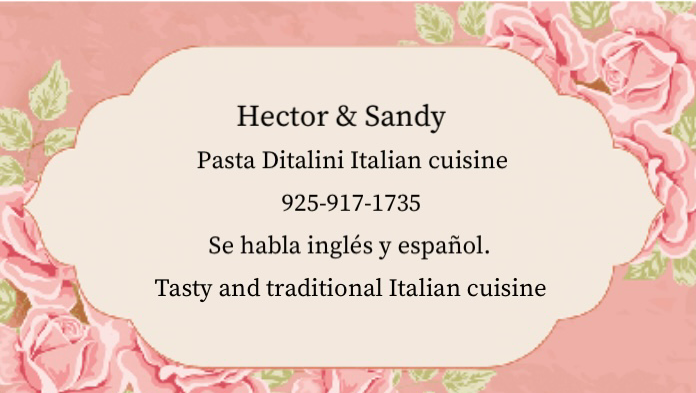 Pastas Ditalini Italian cuisine | 24 Sharon Dr, Bay Point, CA 94565 | Phone: (925) 917-1735