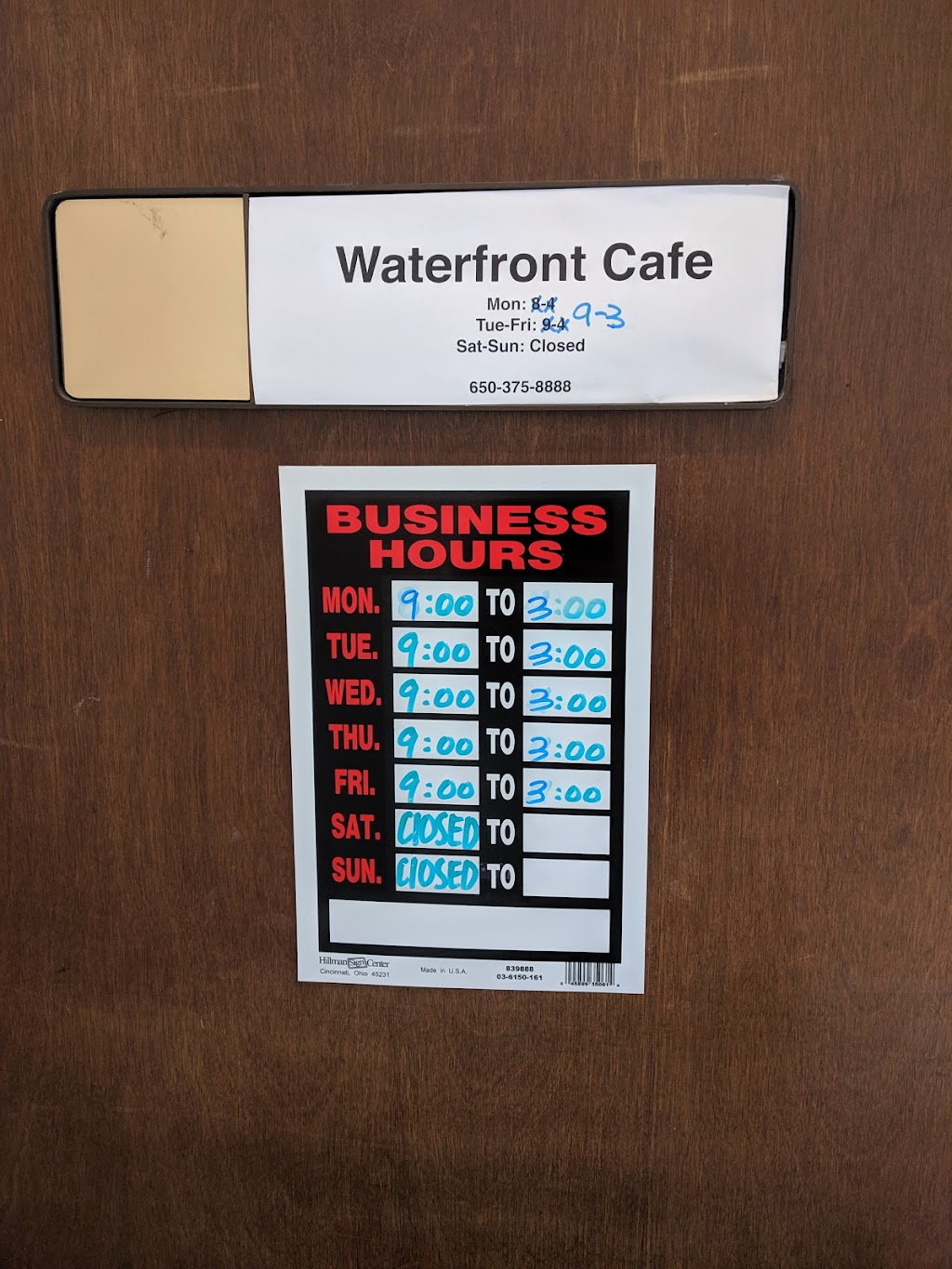 Waterfront Cafe | 500 Airport Blvd., Burlingame, CA 94010 | Phone: (650) 375-8888