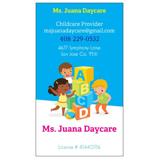 Ms.Juana Daycare | 4677 Symphony Ln, San Jose, CA 95111 | Phone: (408) 229-0532