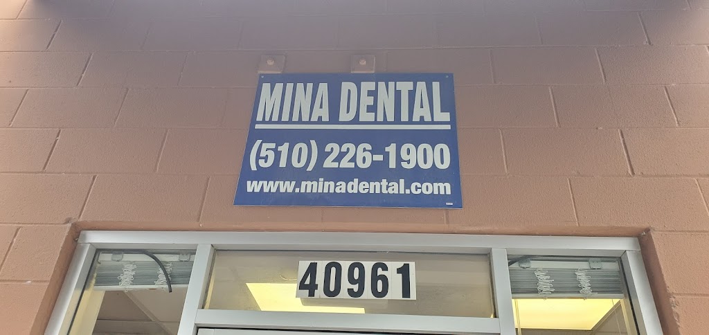 Mina Dental | 40961 Grimmer Blvd, Fremont, CA 94538 | Phone: (510) 226-1900