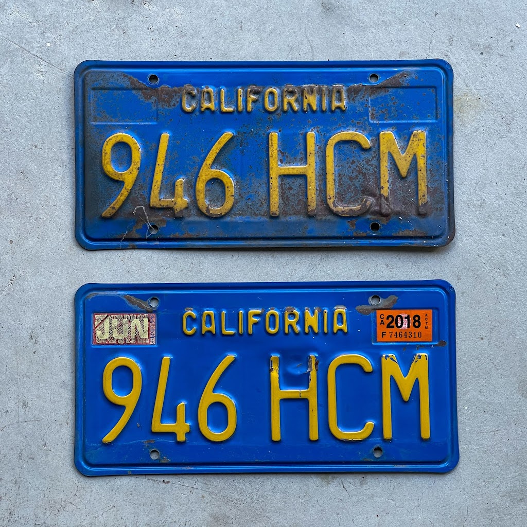 California Old License Plates | 256 N Alamo Dr, Vacaville, CA 95688 | Phone: (707) 688-0562